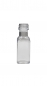 Preview: PET-Quadratflasche 20ml  Mündung PP18  Lieferung ohne Verschluss, bei Bedarf bitte separat bestellen!